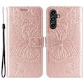 Miniatyrbild 1 av 6: Samsung Galaxy A15 5G Fodral Fjäril Tryck Roséguld