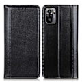 Miniatyrbild 1 av 6: Xiaomi Redmi Note 10S - Läder Flip Fodral - Svart