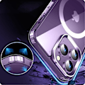 Miniatyrbild 3 av 9: Tech-Protect Galaxy S24 Ultra Skal MagSafe FlexAir Hybrid Transparent