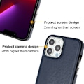 Miniatyrbild 4 av 6: iPhone 15 Pro Max Skal Läder Belagt Blå