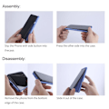 Miniatyrbild 5 av 5: Xiaomi Redmi Note 10 Pro - NILLKIN Shield Frostat Skal - Svart Svart