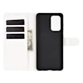 Miniatyrbild 3 av 5: Samsung Galaxy A72 - Litchi Läder Fodral - Vit White Vit