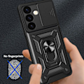 Miniatyrbild 6 av 6: Samsung Galaxy S24 Plus Skal CamShield Hybrid Ring Silver