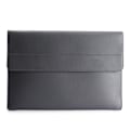 Miniatyrbild 2 av 6: Laptop Sleeve 2-Set PU-Läder Väska 15.4" Mörk Grå