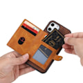 Miniatyrbild 5 av 6: Samsung Galaxy S24 Skal Läder Med Plånboksfunktion Röd
