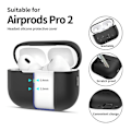 Miniatyrbild 4 av 10: Tech-Protect AirPods Pro 1/2 Skal Silikon Svart
