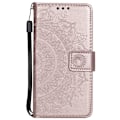 Miniatyrbild 2 av 5: iPhone 7/8/SE (2020/2022) - Mandala Plånboksfodral - Roséguld Roséguld Roséguld