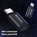 Miniatyrbild 2 av 6: Mcdodo MicroUSB Hona - USB-C Hane Adapter Svart