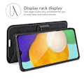 Miniatyrbild 6 av 6: Samsung Galaxy A04s / A13 5G Fodral Litchi Läder Svart