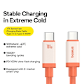 Miniatyrbild 2 av 6: Baseus 1m 100W PD USB-C - USB-C Kabel Snabbladdning