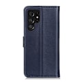Miniatyrbild 3 av 6: Samsung Galaxy S22 Ultra Fodral Läder Mörk Blå