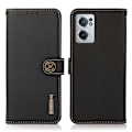 Miniatyrbild 1 av 6: KHAZNEH OnePlus Nord CE 2 5G Fodral RFID Äkta Läder Svart