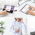Miniatyrbild 5 av 6: DUX DUCIS Galaxy Tab S9 FE Plus Fodral TOBY Hybrid Rosa