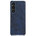 Miniatyrbild 1 av 5: Sony Xperia 1 V Skal Slim Läder Blå