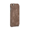 Miniatyrbild 5 av 5: iPhone 6/6S - LC.IMEEKE Retro Läder Fodral - Brun Brown Brun