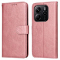 Miniatyrbild 1 av 6: Xiaomi Redmi Note 14 4G Fodral Läder Folio Roséguld