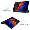 Miniatyrbild 5 av 6: Samsung Galaxy Tab S7 Plus / Tab S8 Plus Fodral Tri-Fold Pennhållare