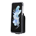 Miniatyrbild 6 av 6: AZNS Galaxy Z Flip 5 Fodral Läder Svart