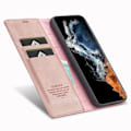 Miniatyrbild 2 av 6: LC.IMEEKE Samsung Galaxy S23 Fodral Flip Läder Roséguld