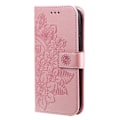Miniatyrbild 2 av 6: Nokia G10 / G20 Fodral Mandala Läder Roséguld