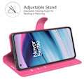 Miniatyrbild 2 av 6: OnePlus Nord CE 5G - Litchi Läder Fodral - Rosa