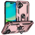 iPhone 17 Skal Shockproof Hybrid Ring Roséguld