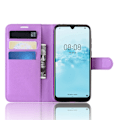Miniatyrbild 5 av 5: Huawei Y5 (2019) - Litchi Plånboksfodral - Lila Purple Lila