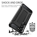 Miniatyrbild 5 av 6: Samsung Galaxy S23 Plus Skal Shockproof Hybrid Armor Röd