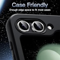 Miniatyrbild 6 av 6: ENKAY Galaxy Z Flip 6 Linsskydd Härdat Glas Silver