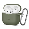 Miniatyrbild 1 av 6: Tech-Protect AirPods 4 Skal Silikon Hook Olive Green