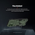 Miniatyrbild 6 av 6: iPhone 13 Pro Max - NILLKIN CamShield Armor Hybrid Ring Skal - Blå