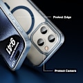 Miniatyrbild 6 av 6: ColorPop iPhone 15 Pro Skal CH MagSafe Transparent/Svart