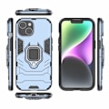 Miniatyrbild 5 av 6: iPhone 15 Skal Hybrid Armor Ring Blå