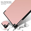 Miniatyrbild 3 av 6: Samsung Galaxy Tab A 10.1 (2019) - Silkeslent Tri-Fold Fodral - Roséguld