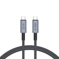 Tech-Protect 1 m 240W PD 8K USB-C/USB-C Kabel UltraBoost Grå