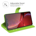 Miniatyrbild 2 av 6: iPhone 13 Pro Max - Litchi Slim Läder Fodral - Grön