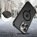 Miniatyrbild 1 av 9: Tech-Protect iPhone 16 Pro Skal MagSafe MagEdge Matt Svart/Gunmetal