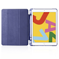 Miniatyrbild 4 av 5: iPad 10.2 2019/2020/2021 Fodral Tri-Fold Med Pennhållare Mörk Blå Mörkblå