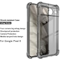 Miniatyrbild 2 av 6: IMAK Google Pixel 8 Skal Shockproof TPU Tonad Svart