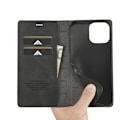 Miniatyrbild 6 av 6: LC.IMEEKE iPhone 14 Pro Fodral Flip Läder Svart