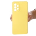 Miniatyrbild 5 av 6: Samsung Galaxy A53 5G Skal Liquid Silikon Med Strap Gul
