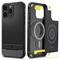 Miniatyrbild 1 av 6: Spigen iPhone 15 Pro Max Skal MagSafe Mag Rugged Armor Matt Svart