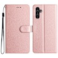 Miniatyrbild 1 av 6: Samsung Galaxy S23 FE Fodral Läder Med Snodd Roséguld