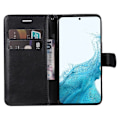 Miniatyrbild 2 av 6: Samsung Galaxy S23 FE Fodral Solid Läder Svart