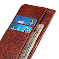 Miniatyrbild 4 av 6: OnePlus Nord 2T 5G Fodral Flip Läder Brun