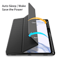 Miniatyrbild 2 av 6: DUX DUCIS Galaxy Tab S9 Plus Fodral TOBY Tri-Fold Svart