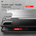 Miniatyrbild 6 av 6: iPhone 13 Pro Max - Shockproof Armor Hybrid Skal - Silver