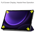 Miniatyrbild 3 av 6: Samsung Galaxy Tab S9 FE Fodral Tri-Fold Läder Cosmic Space
