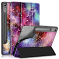 Miniatyrbild 1 av 6: Lenovo Tab P12 Fodral Tri-Fold Läder Cosmic Space