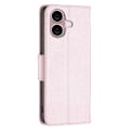 Miniatyrbild 6 av 6: iPhone 16 Plus Fodral Litchi Shark Läder Roséguld